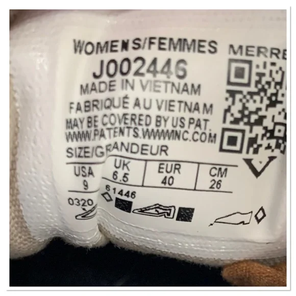 Merrell Alpine Sneaker Lightweight Suede Leather Pink Tan Size 9 - Picture 16 of 16